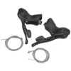2Pcs 2x7 Speed Bike Shifter Brake Levers Aluminum Alloy PVC