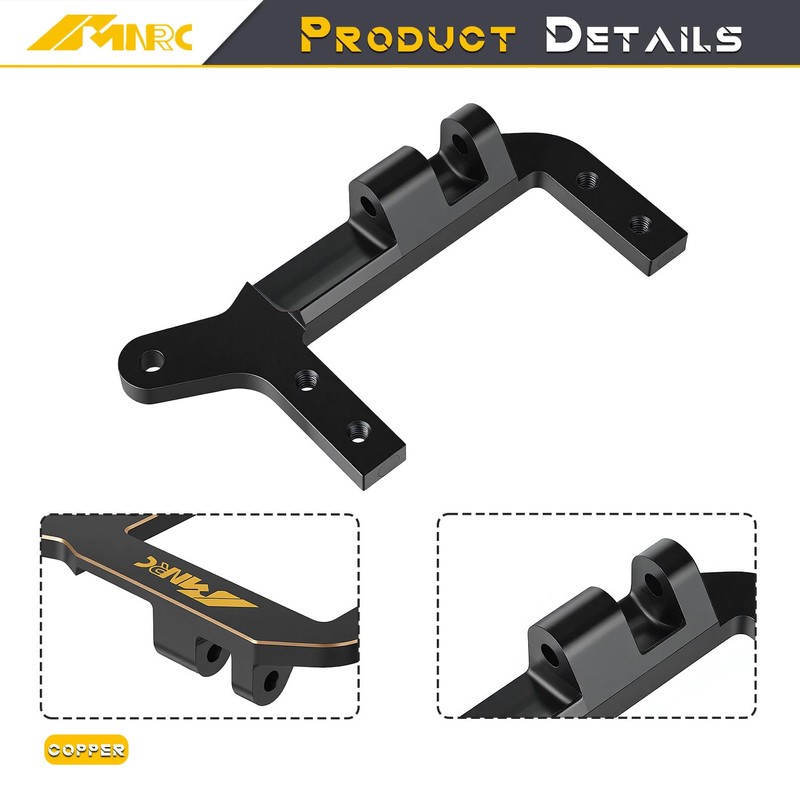 NMNRC Brass for 1/10 TRX4 Servo on Axle Mount Plate