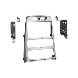Metra 95-7336S Double DIN Installation Dash Kit for 2010 Hyundai Genesis Goupe (Silver)