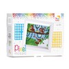 Pixel P31255 Mosaic Gift Box Monkey, Pixel Image with Frame,