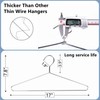 Amber Home 30 Pack Heavy Duty Metal Shirt Coat Hangers,