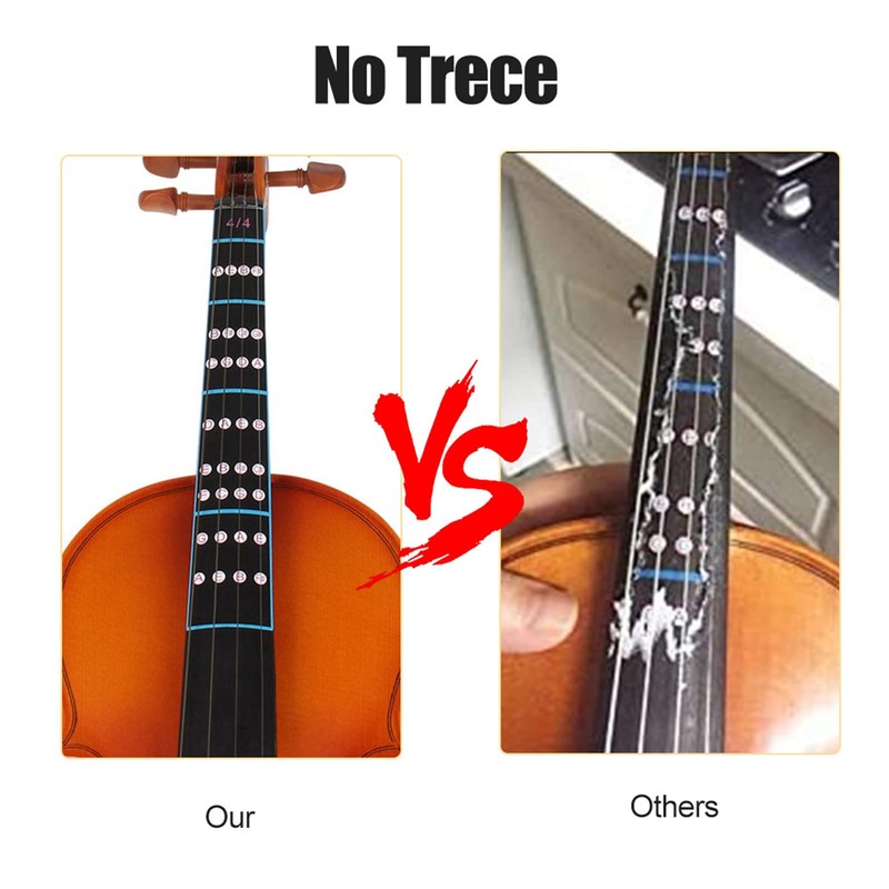 Violin Fingerboard Sticker, 4/4 Violin Sticker, for Kids for Beginners.