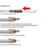 10x BNC Male with Gold Screw (Copper) for Coaxial Cable
