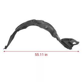 ZXMT Fender Liner Set For 2003-2008 Toyota Corolla Front Left and Right 2Pc