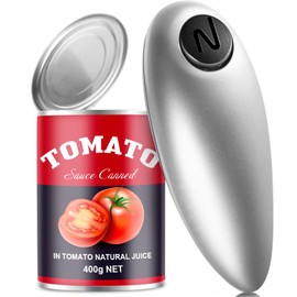 Electric Can Opener, Handheld One Touch Automatic Can Openers Fit Different Can Sizes and Shape with No Sharp Edges for Kitchen, Kitchen Gadgets for Senior with Arthritis