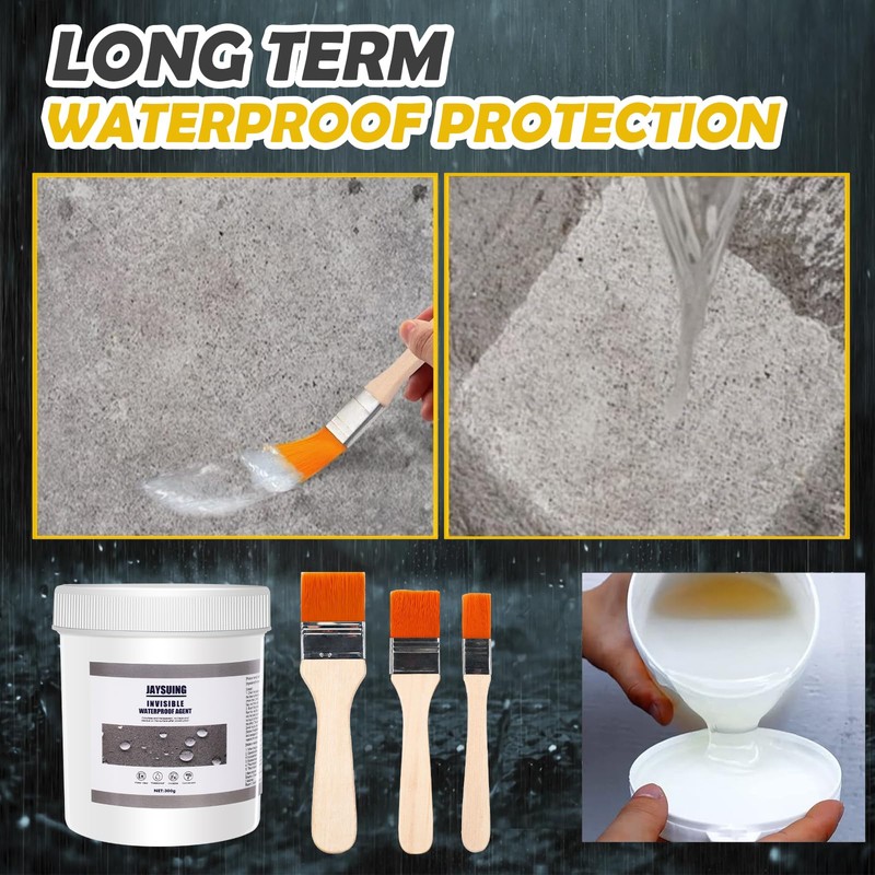84 OZ (2400g) Jaysuing Invisible Waterproof Agent, Waterproof Sealant, Transparent