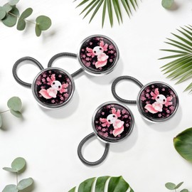 Pink Axolotl Button Extenders for Jeans Pack of 4
