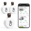 ORIA Bluetooth Thermometer Hygrometer, Pack of 3 Mini Indoor Temperature