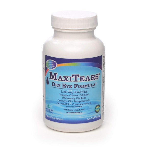 MaxiTears MedOp Dry Eye Formula 120 softgels, 1bottle