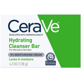 CeraVe Barra de limpieza hidratante 127,6 g (Paquete de 6)                                                                                            