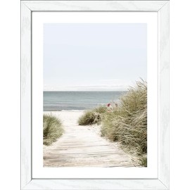 Pro-Art Framed Wall Picture Slim Scandic Nordic Beach V 24 x 19 cm