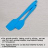 uxcell Silicone Spatula Set 2 Pcs Heat Resistant Kitchen Rubber