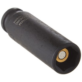 SUNEX TOOLS 810MDMG 1/4-Inch Drive 10-Mm Deep Magnetic Impact Socket