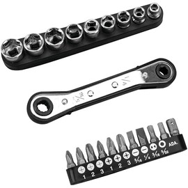 Performance Tool 1908 21-Piece Offset Ratcheting Driver Set