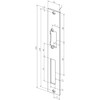 EFF-EFF -94A35-01 Effeff Flat Strike Plate Profix-2 94A Closed Strike