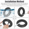 Cooryda Solid Tire,10 inches Electric Scooter Wheels 10x2.125 Tubeless Tyre