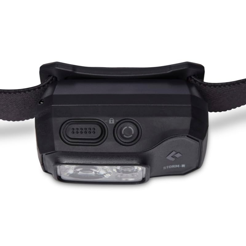 BLACK DIAMOND Storm 500-R Rechargeable LED Headlamp, Waterproof and Dimmable