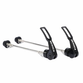 NELboNs Bike Wheel Hub Front and Rear Skewers Quick Release Skewer Clip Bolt Lever Axle QR 145/181 MM for Road Mountain Bicycle MTB,Black