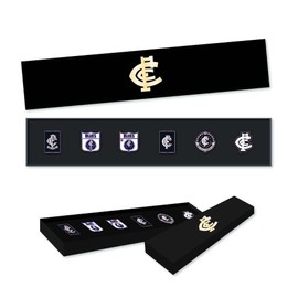 Carlton Blues AFL Evolution Lapel Pin Badge Collectors Set