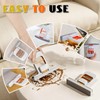 Yxelydriail Mini Foldable Desktop Mop, Mini Mop for Small Spaces,