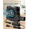 AmRunJe 120mm BBQ 12V Blower Fan with 110v-240v AC Plug