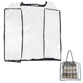 TECHPLUS Handbag Raincoat – Clear Waterproof Rain Slicker for Designer Handbags Luxury Bags – EVA Bag Covers, Portable Rain Protective Cover (Transparent Square)
