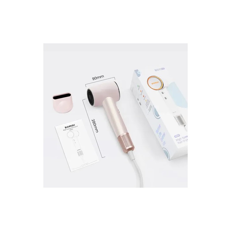 Secador De Cabello Profesional Alta Velocidad Lónico Con Led