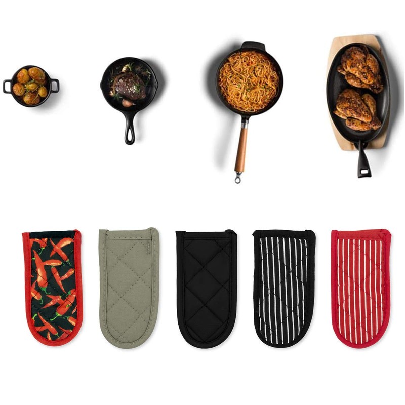 Evoio Cast Iron Skillet Handle Covers, Pot Handle Covers Heat