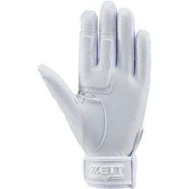 Zett Baseball Defensive Glove, Single Hand, High School Baseball Rule Compliant, White (1100), Left Hand L Size (10.2 - 10.6 inches / 26 - 27 cm) BG263HS