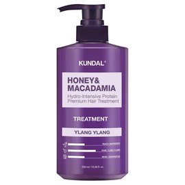 Kundal Honey and Macadamia Hair Treatment Ylang Ylang Fragrance, 500ml, 1 Piece / 쿤달 허니 앤드 마카다미아 헤어 트리트먼트 일랑일랑향, 500ml, 1개