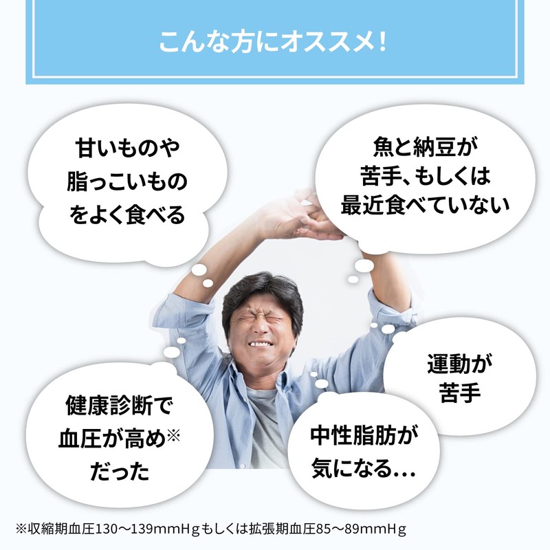 ナットウキナーゼ さらさら粒 プレミアム + 中性脂肪 高めの血圧を下げる 中性脂肪を減らす EPA DHA ビタミンC