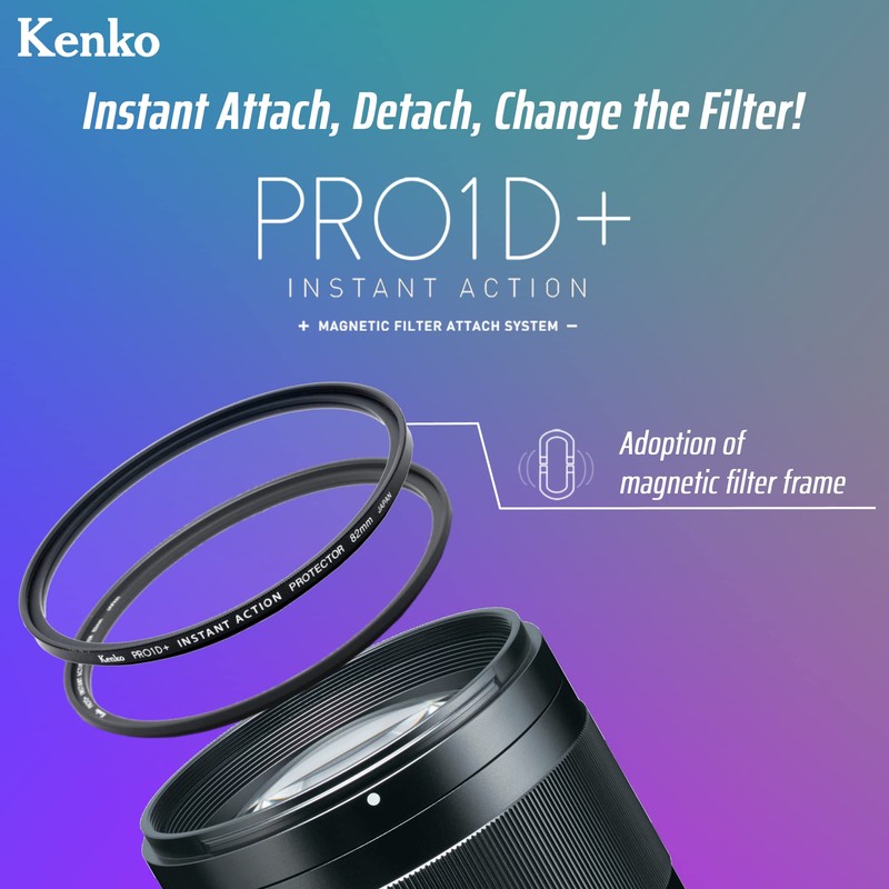 Kenko PRO1D+ INSTANT Action C-PL & Adapter Ring Set 49