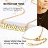 Prosteel Olivia Name Necklace for Women Girls Gold Initial Necklaces