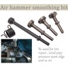Air Hammer Bits Set, Air Hammer Smoothing Bit Set, 0.401