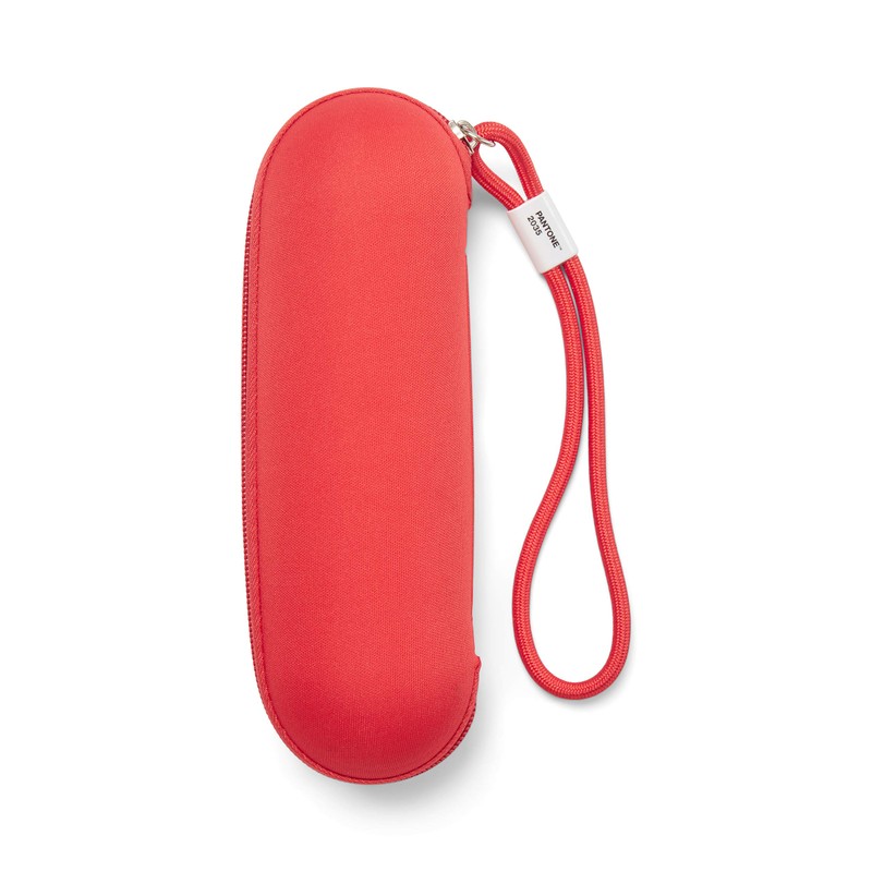 Copenhagen.design Pantone Umbrella Travel foldable in Box with keychainstrap, Red