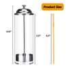 Straw Dispenser,Drinking Straw Holder for Kitchen, Pop Up Straw Lid