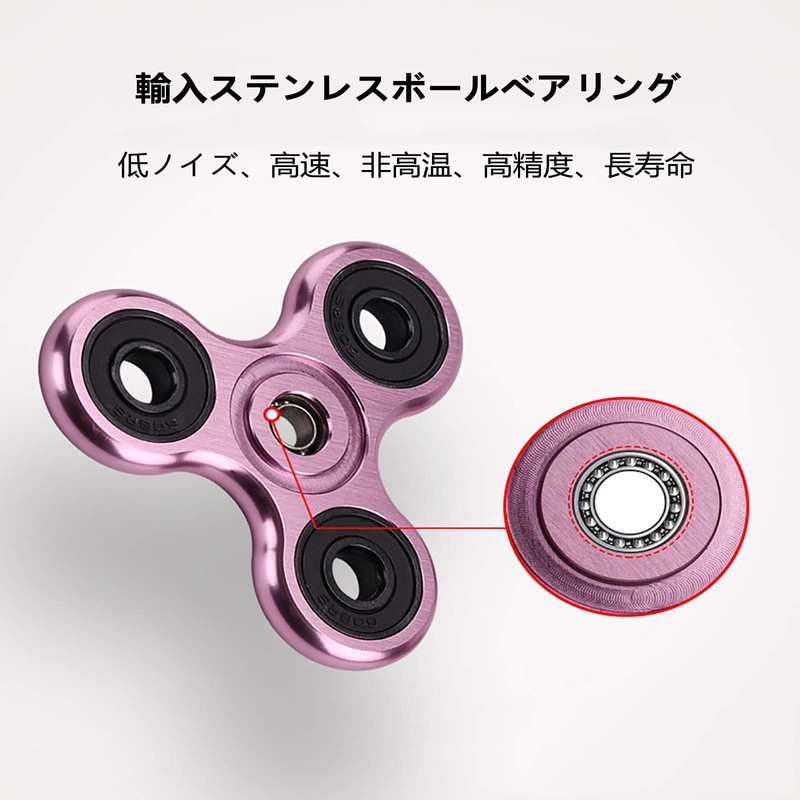 SHULLIN Spinner Aluminum Alloy Hand Spinner Stainless Steel Bearing Stress