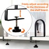 Metal Book Ends for Shelves - Heavy Duty Adjustable Bookends