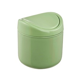 keeeper 1.3 Litre Organic Swing Top Waste Bin with Lid, Svenja (Eco Grass Green)