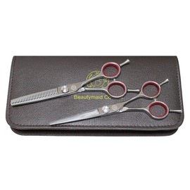Fuji Mt. Scissors, Japanese Scissors Maker, Cut Scissors, Senning Scissors, Set of 2, Professional Hair Cutting Scissors, Senning, Scissors, Hairdressing Scissors V-60