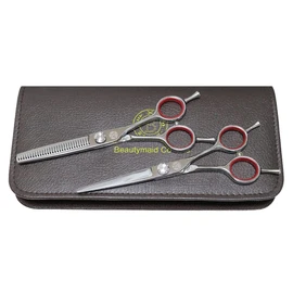 Fuji Mt. Scissors, Japanese Scissors Maker, Cut Scissors, Senning Scissors, Set of 2, Professional Hair Cutting Scissors, Senning, Scissors, Hairdressing Scissors V-60
