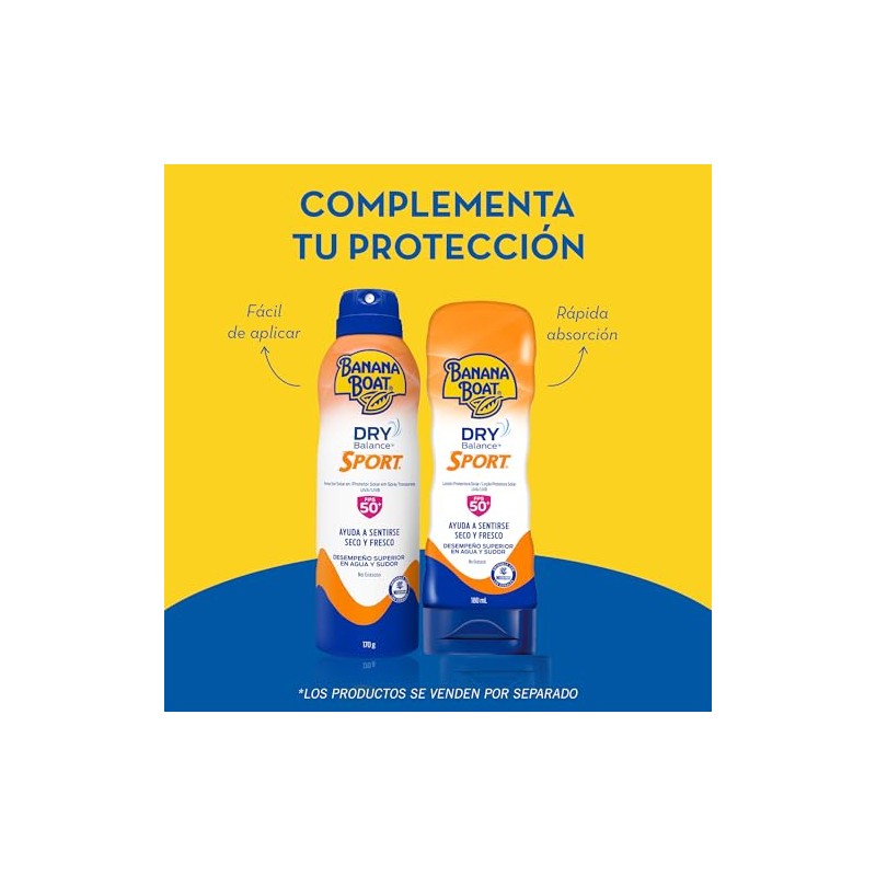 Banana Boat, Protector Solar Dry Balance 50+ FPS 180 ml