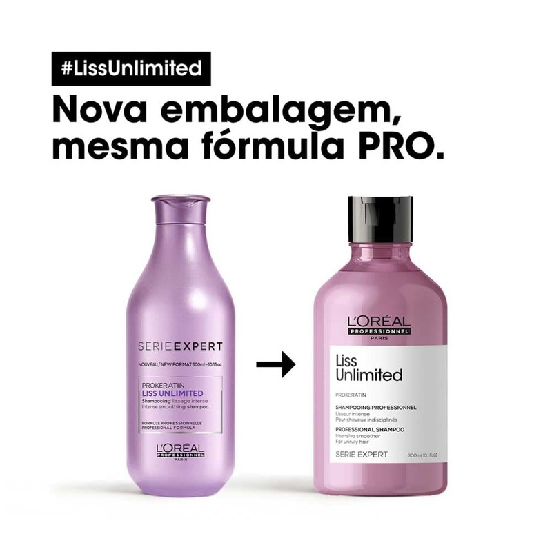 L'Oréal Serie Expert Lis Unlimited SE21 Shampoo 10.1 fl oz