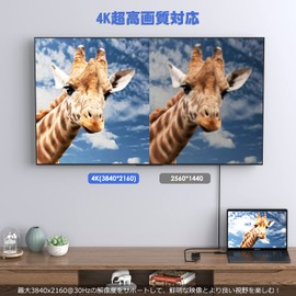 WAVLINK USB 3.0 4K HDMI Adapter, USB C 4K HDMI Adapter, 4K Ultra Video Graphics Converter, Supports 1x4K, HDMI Output Port/1 USB 3.0 Port, Compatible with Windows 7/8/8.1/10, macOS10.10-11.X, ChromeOS