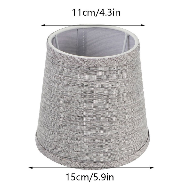 6Pcs Lampshade Modern Light Cover Fabric Inner Film European Style