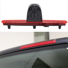 Car Third Brake Light Double Lenses Dual Double Rear View Camera Replacement for VW T5 Bus Transporter V Box Bus Multivan Caravelle Startline 2013 Business Waterproof Night Vision