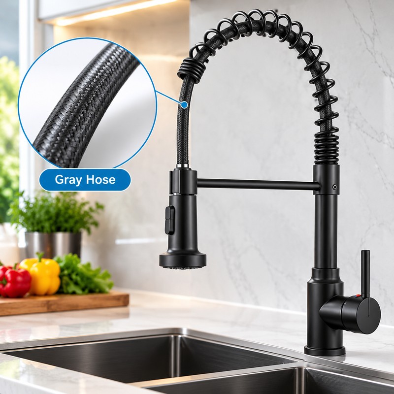 Kitchen Faucet for Everyday Sink Use – 360° Swivel Spout