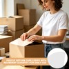 PAJIXANTHIC 100 Pack Precut Return Tape Strips 2"x12" Precut Clear