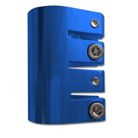 ZINC High Impact Aluminium Quad Clamp - Blue
