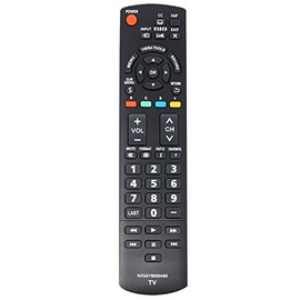 Replacement TC-P42X1 HDTV Remote Control for Panasonic TV - Compatible with N2QAYB000530 Panasonic TV Remote Control